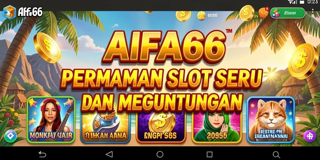 Screenshot utama AIFA66 menampilkan gameplay seru dari permainan Slot.