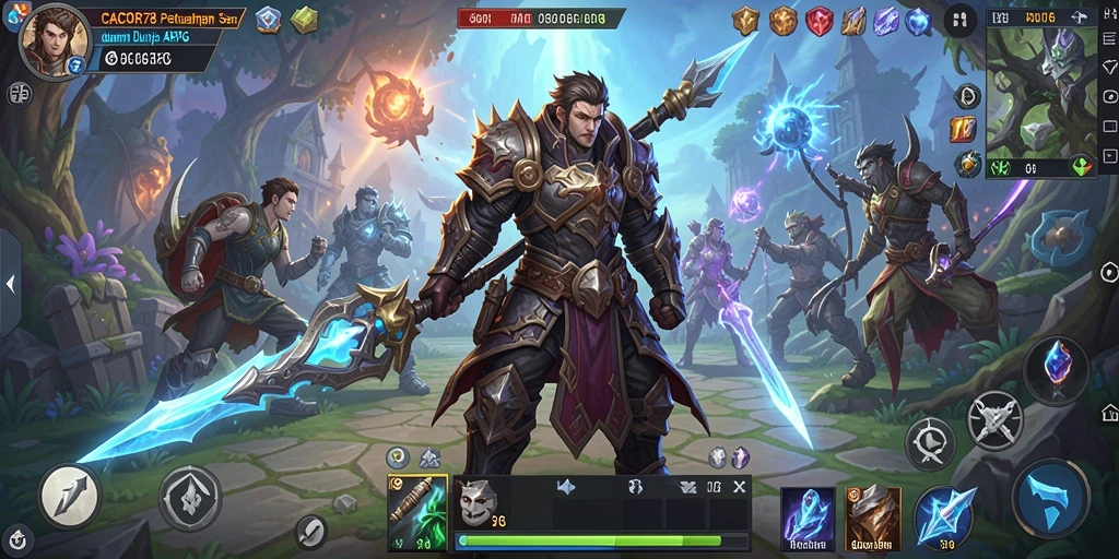 Gameplay seru dalam dunia fantasi CACOR78 dengan pertarungan dinamis.
