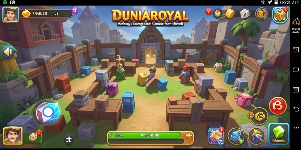 Tampilan menarik dari gameplay DUNIAROYAL yang penuh tantangan.