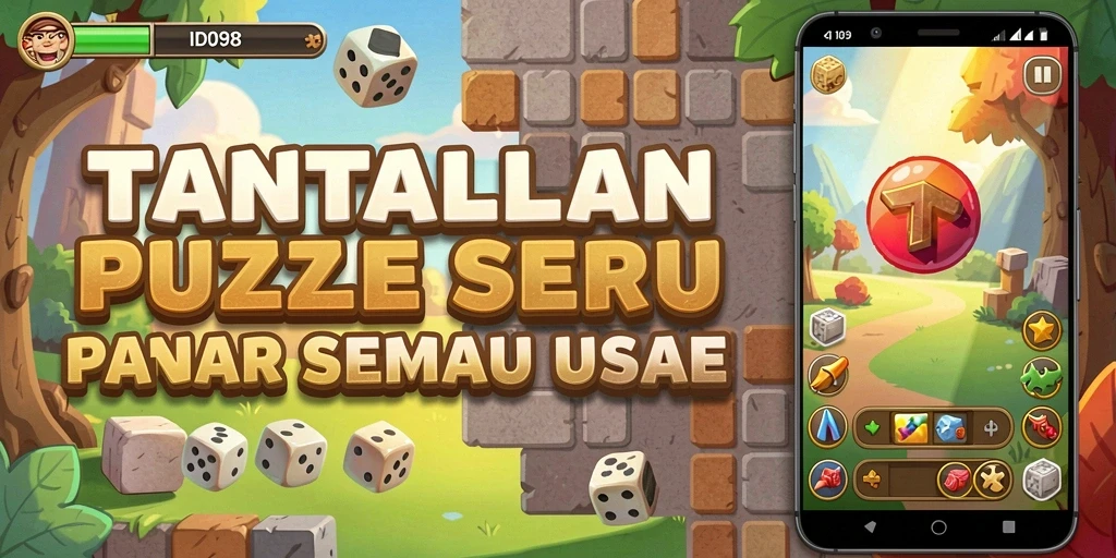 Gameplay seru dalam ID098 dengan berbagai tantangan puzzle.
