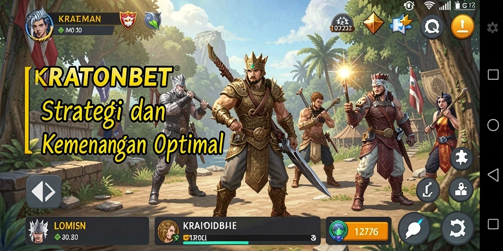 Tampilan gameplay KRATONBET yang menarik dan mendebarkan.