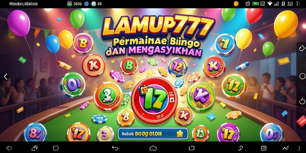 Tangkapan layar gameplay seru di LAMPU777 Bingo.