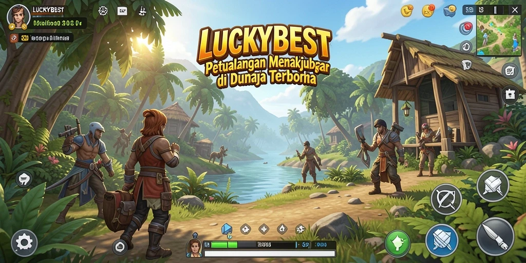 Tampilan gameplay LUCKYBEST yang menakjubkan dalam dunia terbuka.