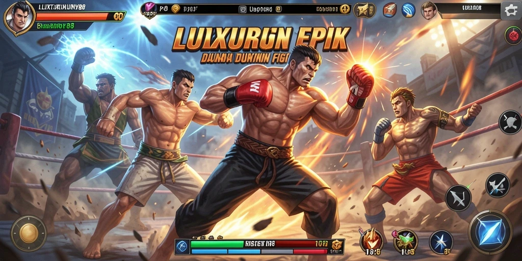 Gameplay seru LUXURY88 dengan pertarungan dinamis dan karakter beragam.