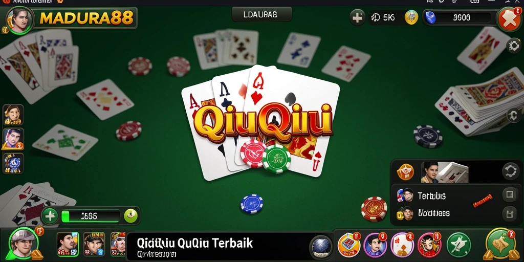 Tampilan gameplay QiuQiu MADURA88 yang seru dan menarik.