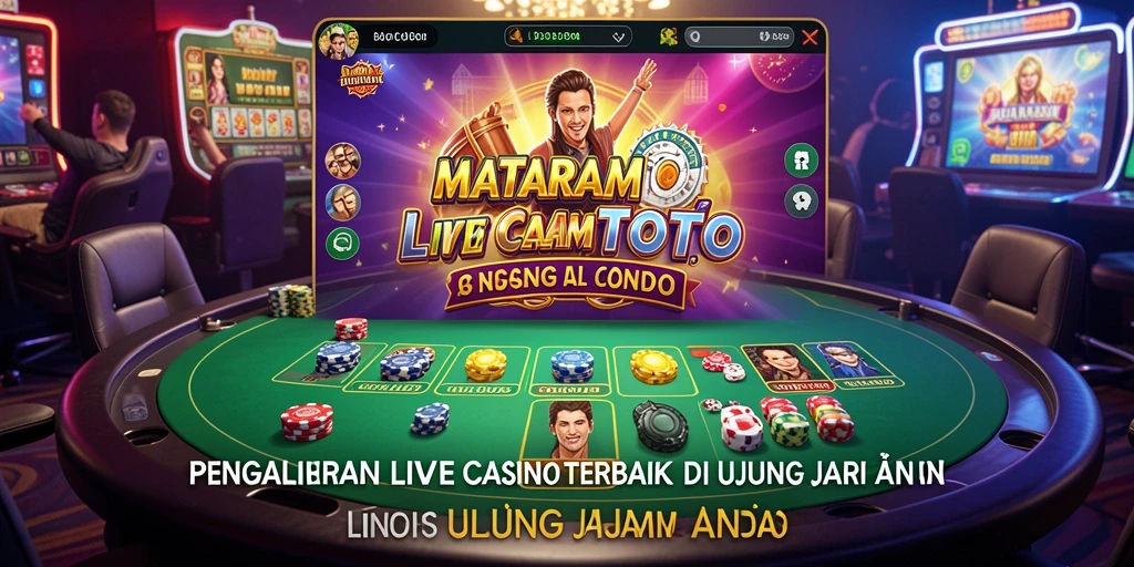 Tampilan menarik dari gameplay Live Casino di MATARAMTOTO.
