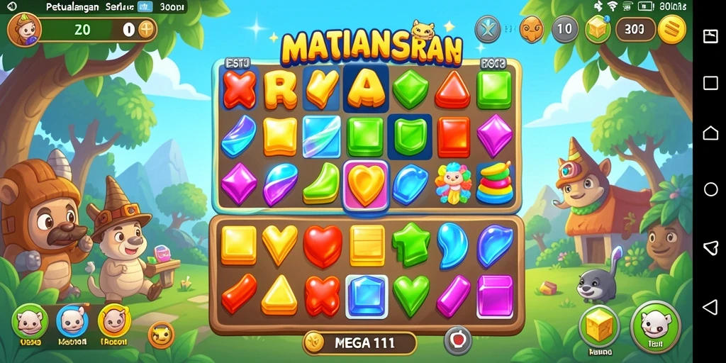 Tampilkan gameplay seru dan penuh warna di MEGA111.
