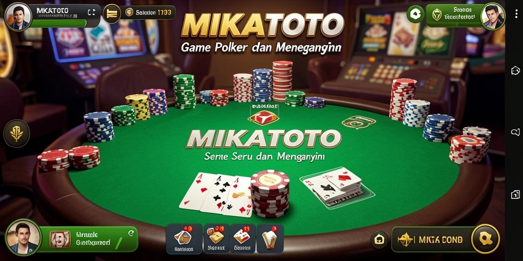 Screenshot MIKATOTO menampilkan gameplay Poker yang memikat dan mengasyikkan.
