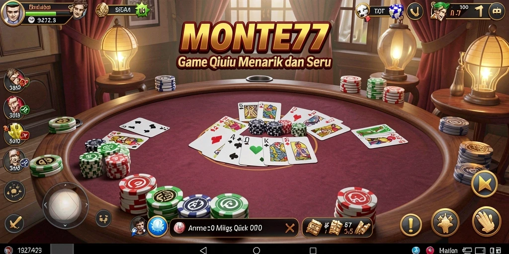 Screenshot gameplay seru MONTE77 QiuQiu.