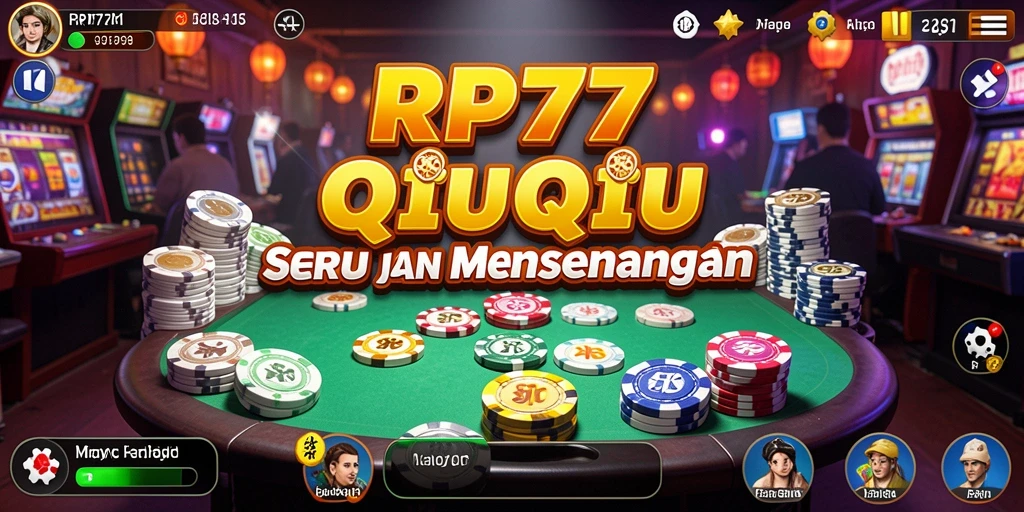Tampilan permainan QiuQiu yang menarik dan penuh warna.