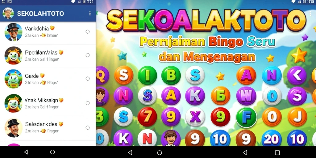 Tampilan gameplay Bingo yang seru dan interaktif di SEKOLAHTOTO.