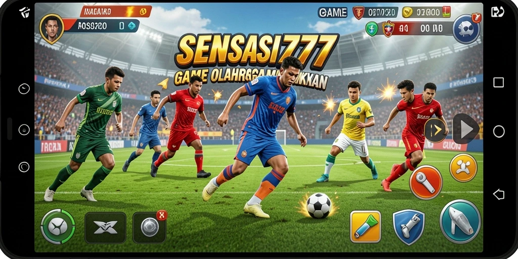 Screenshot gameplay SENSASI777 menampilkan aksi seru dalam olahraga.