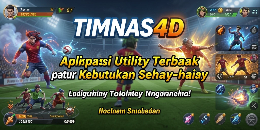 Tampilan antarmuka utama TIMNAS4D yang sederhana dan menarik.