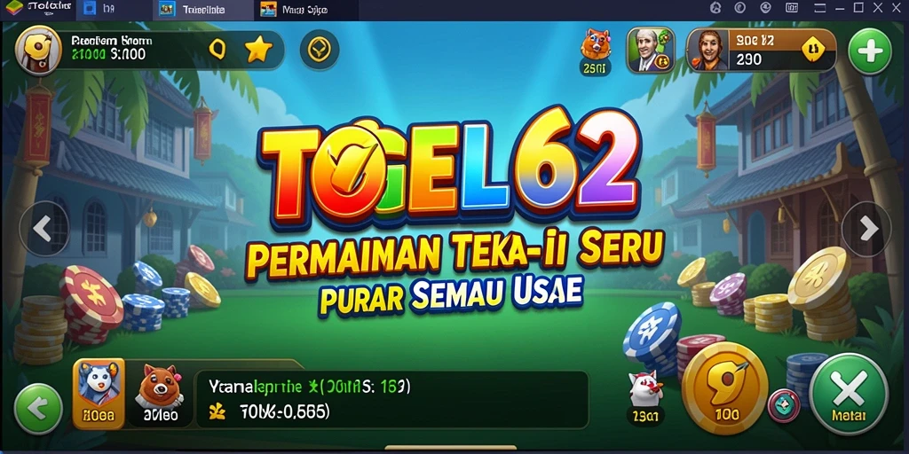 Screenshot gameplay menarik TOGEL62 dengan tantangan teka-teki.